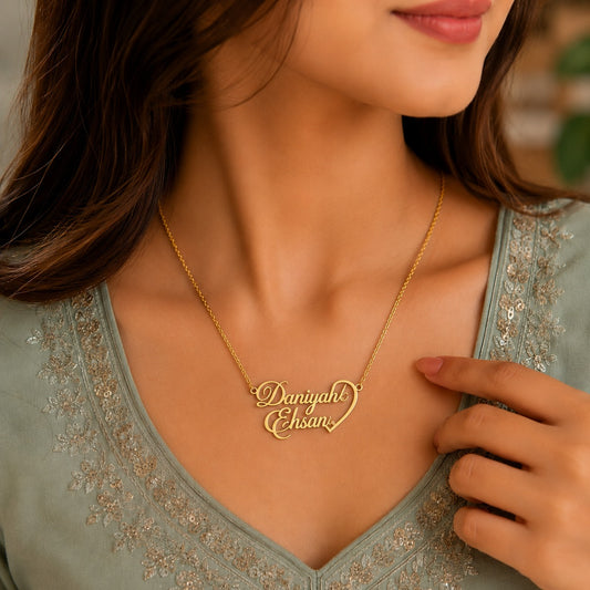 Couple Name Necklace