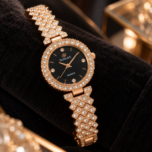 Aurora-Crystal-Watch-Rose Gold