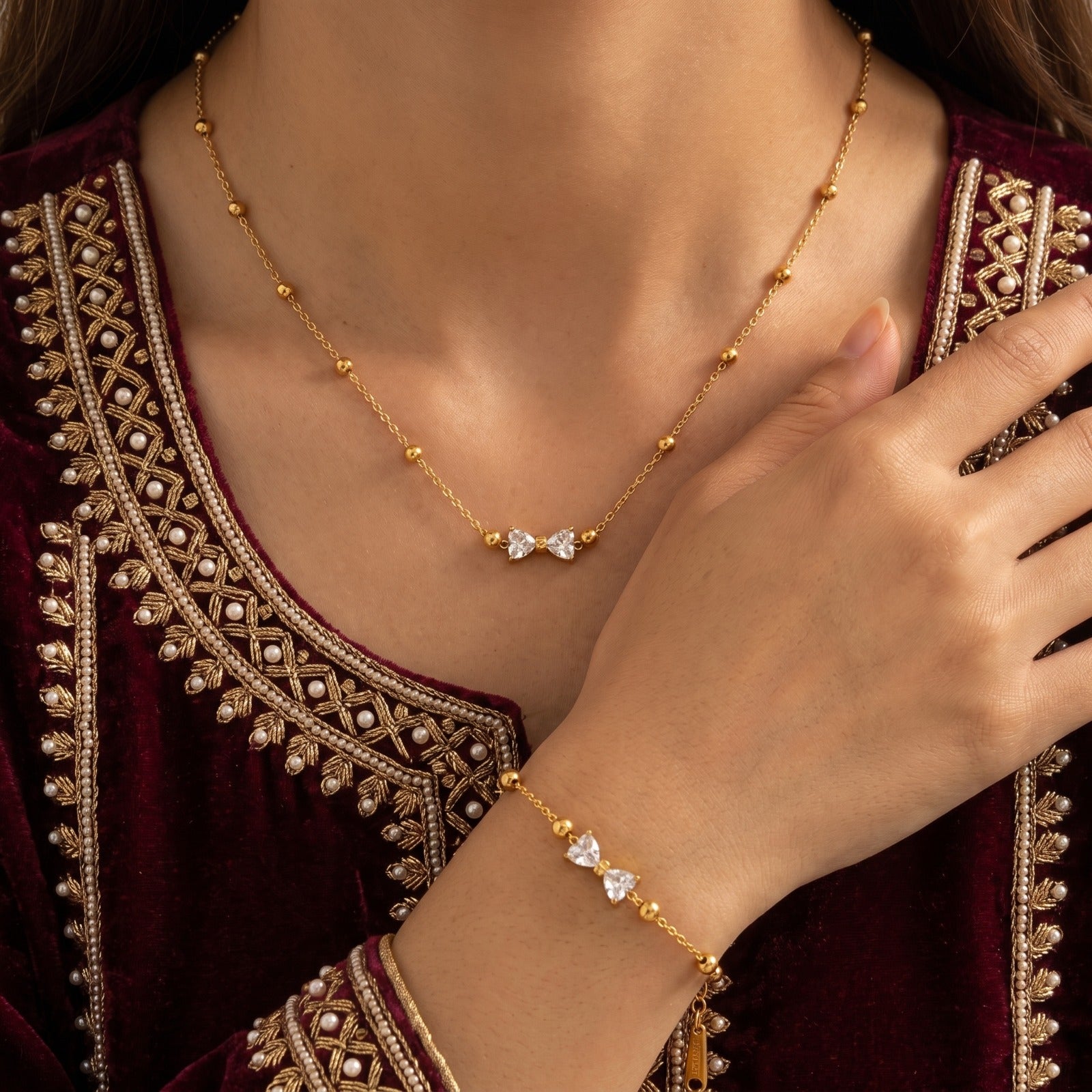 Bow Jewelry Set