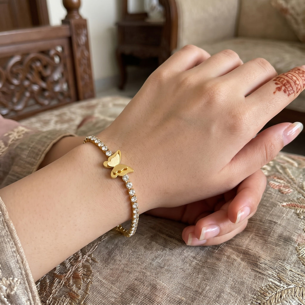 Bracelet-Butterfly-Crystal