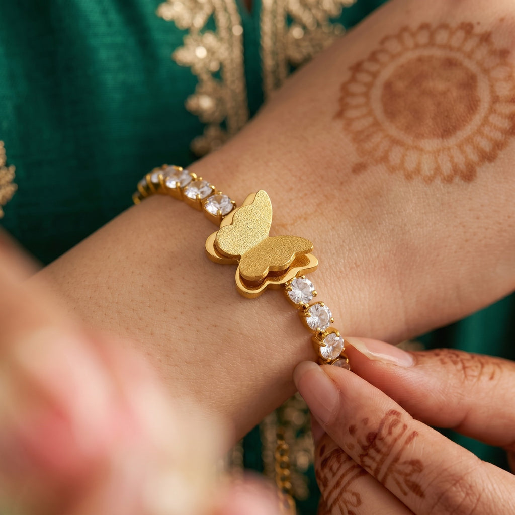 Butterfly-Bracelet-Crystal