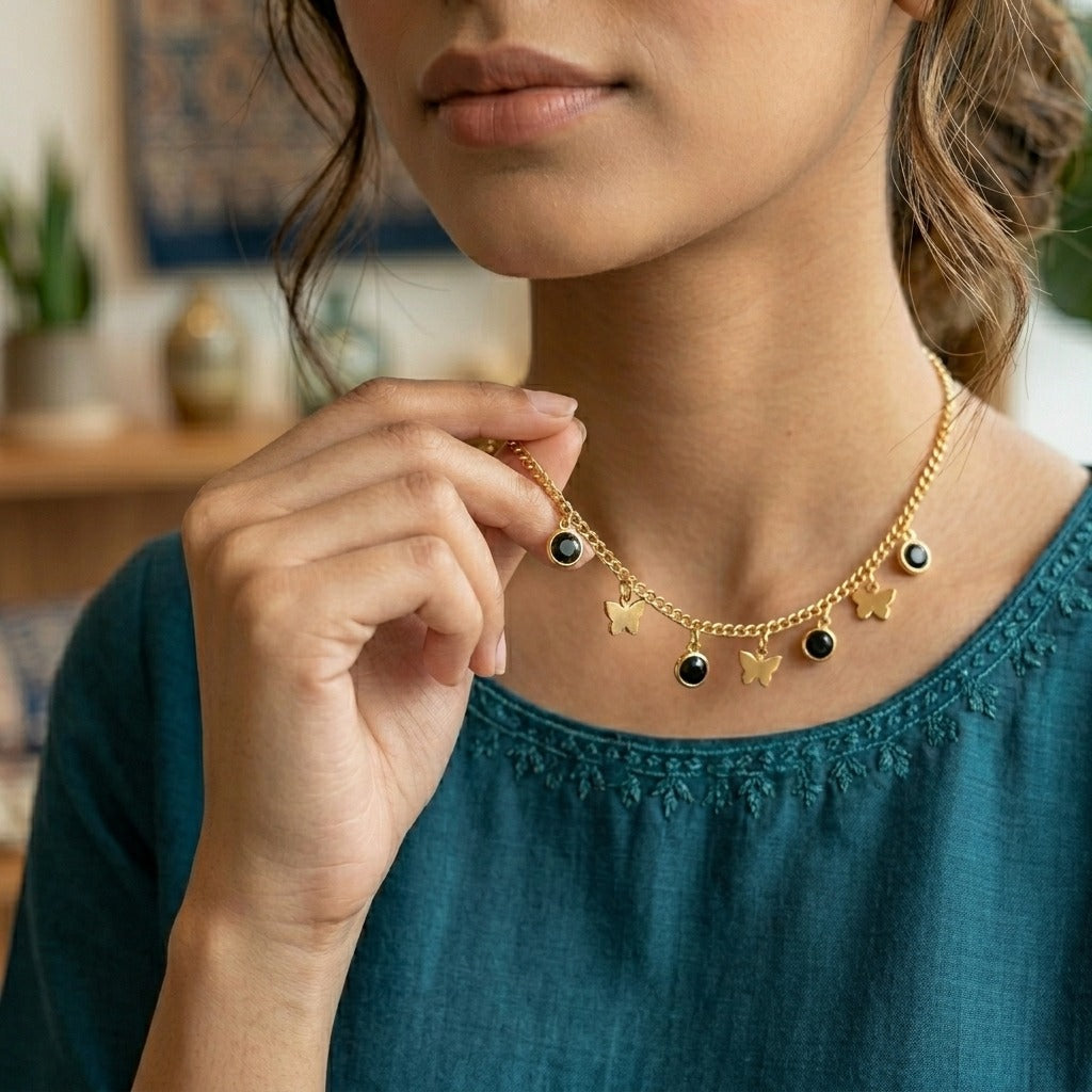 Butterfly-Charm-Necklace