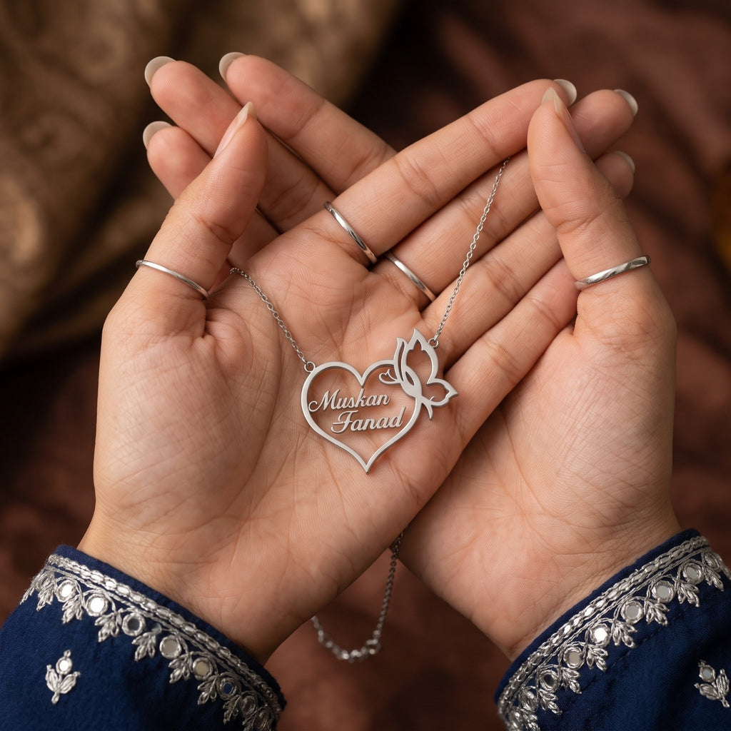 Butterfly-Necklace-Heart-Name