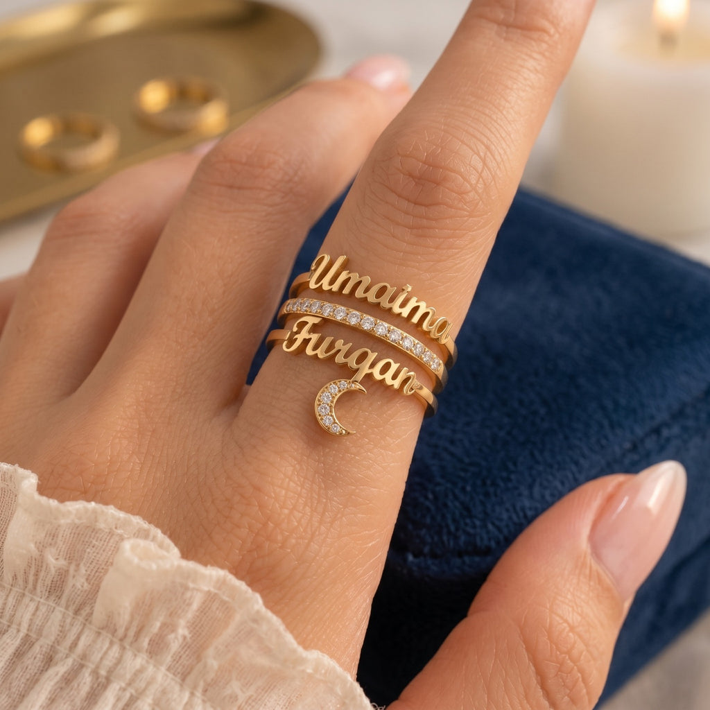 Celestial-Double-Name-Rings