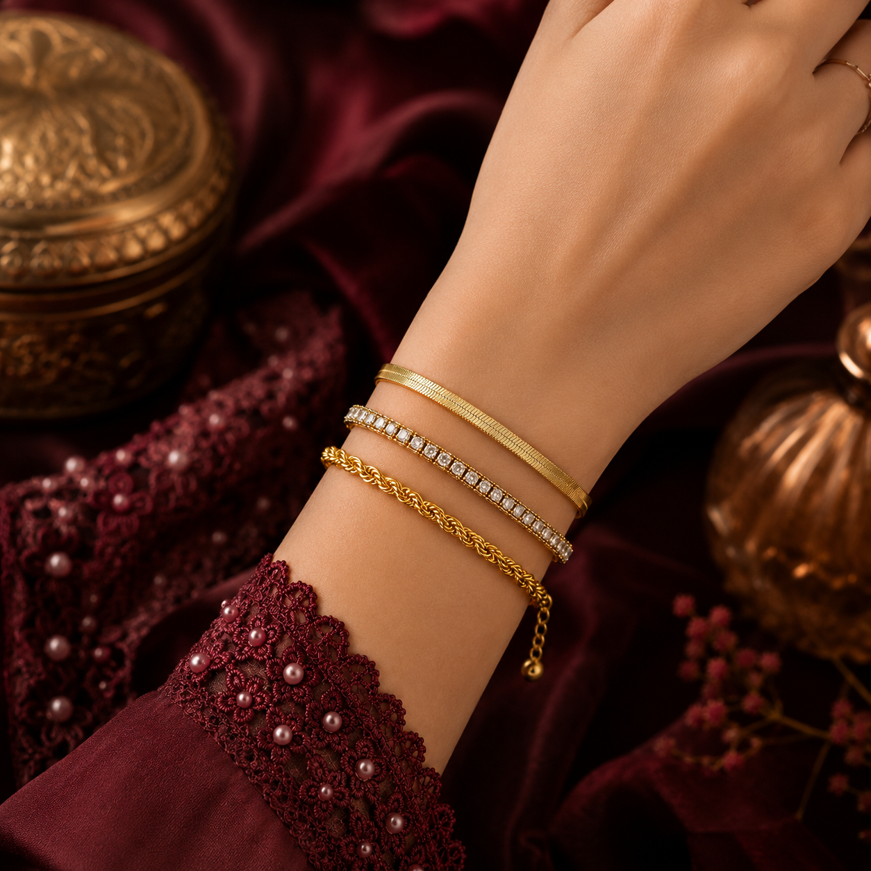 Crystal Bracelet Set The Alabanza