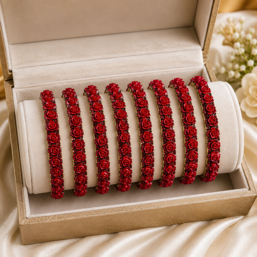 Rose Floral Bangles The Alabanza