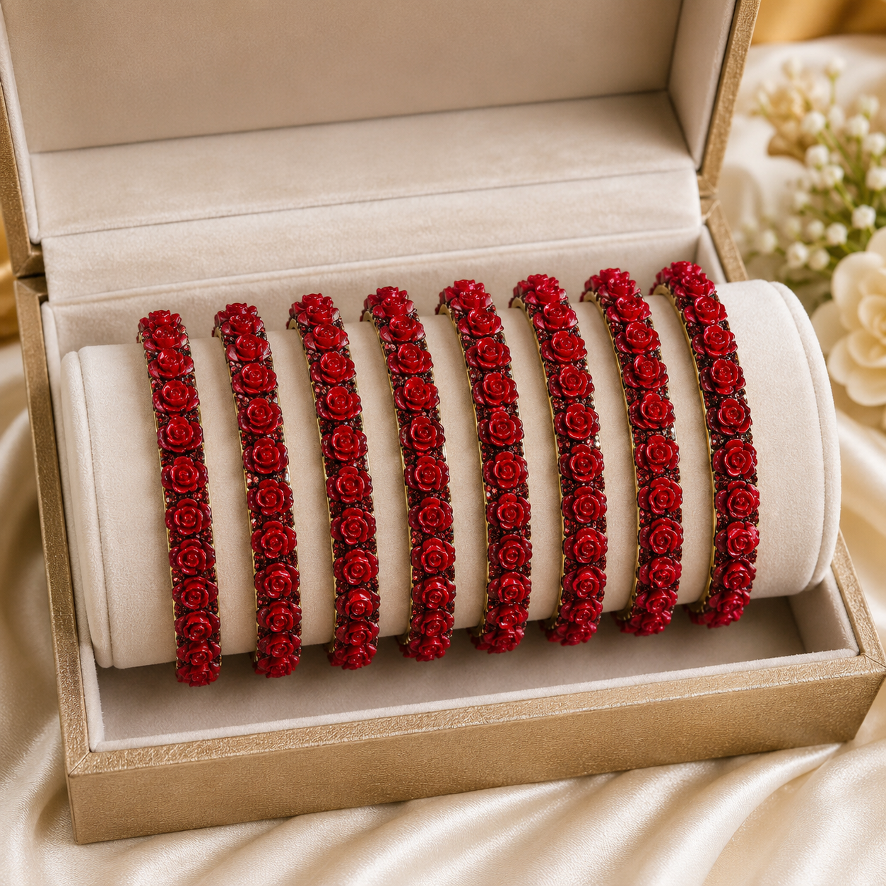 Rose Floral Bangles The Alabanza