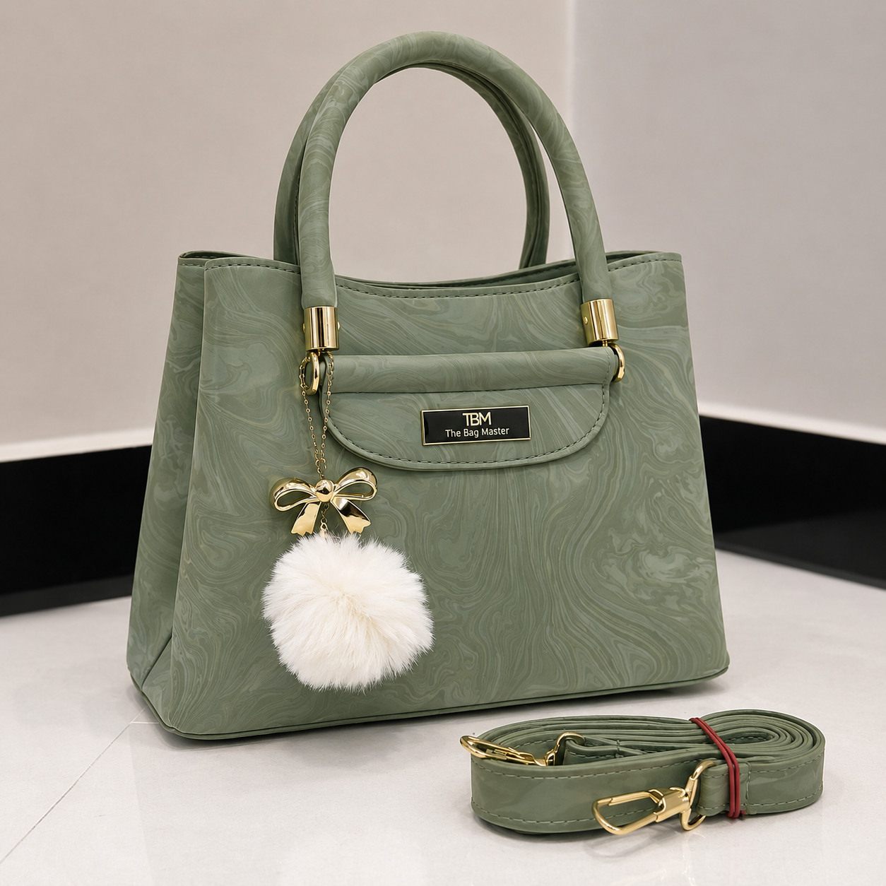Luxury Marble Tote Bag