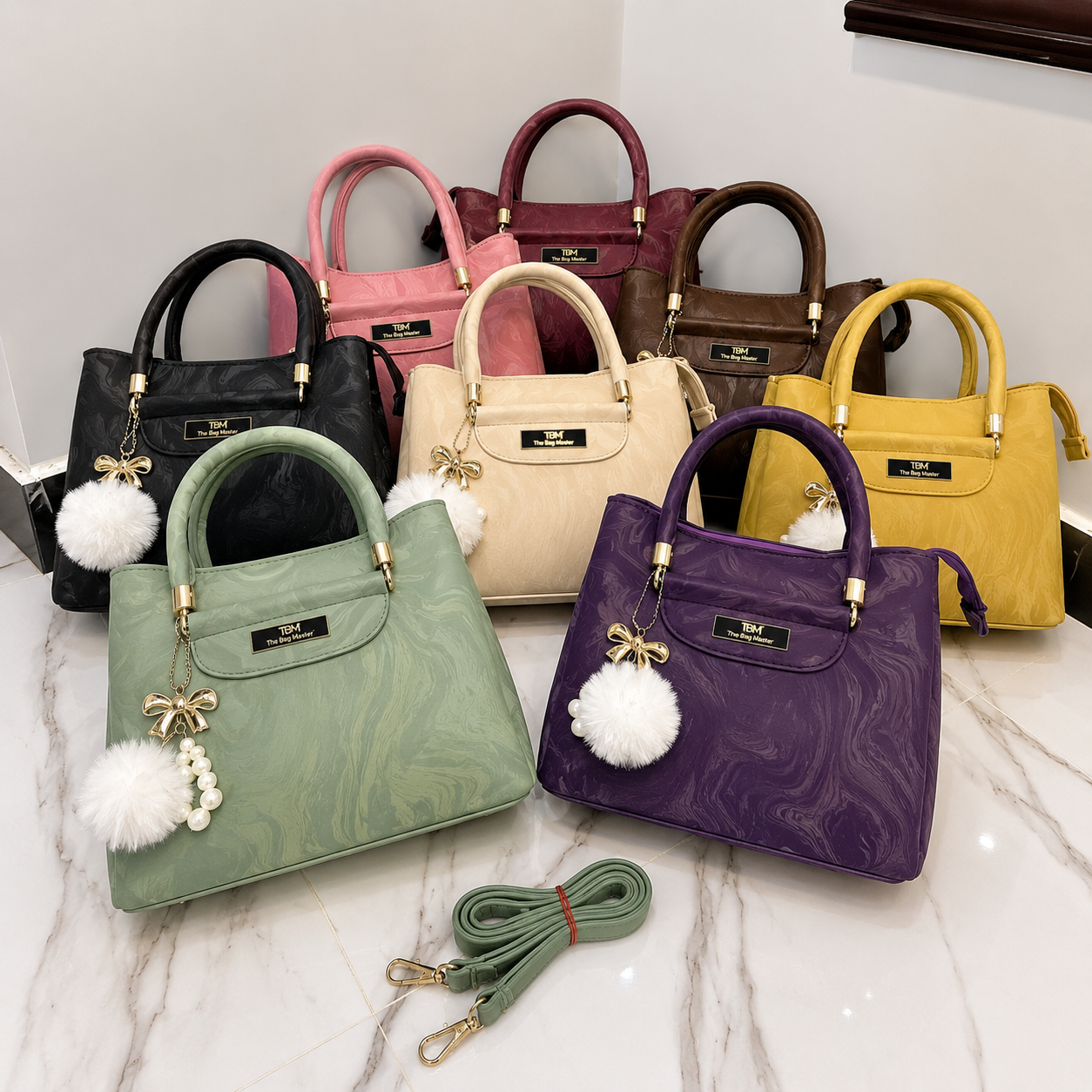 Luxury Marble Tote Bag