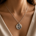 Personalized Photo Coin Necklace