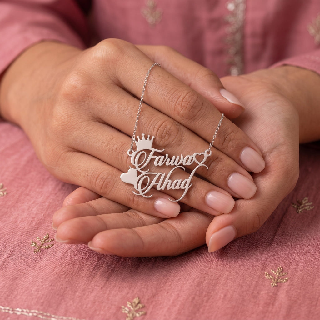 Couple-Name-Silver-Necklace
