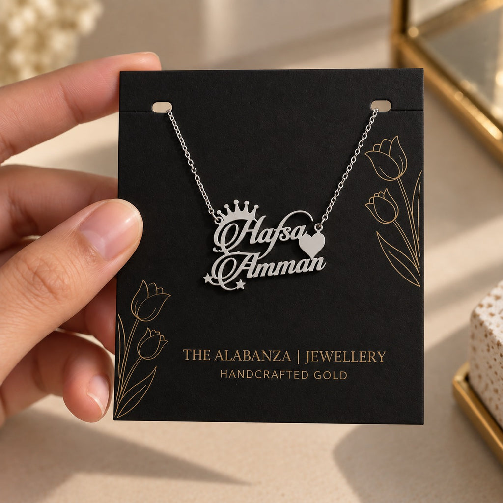Crown-Name-Necklace-Silver
