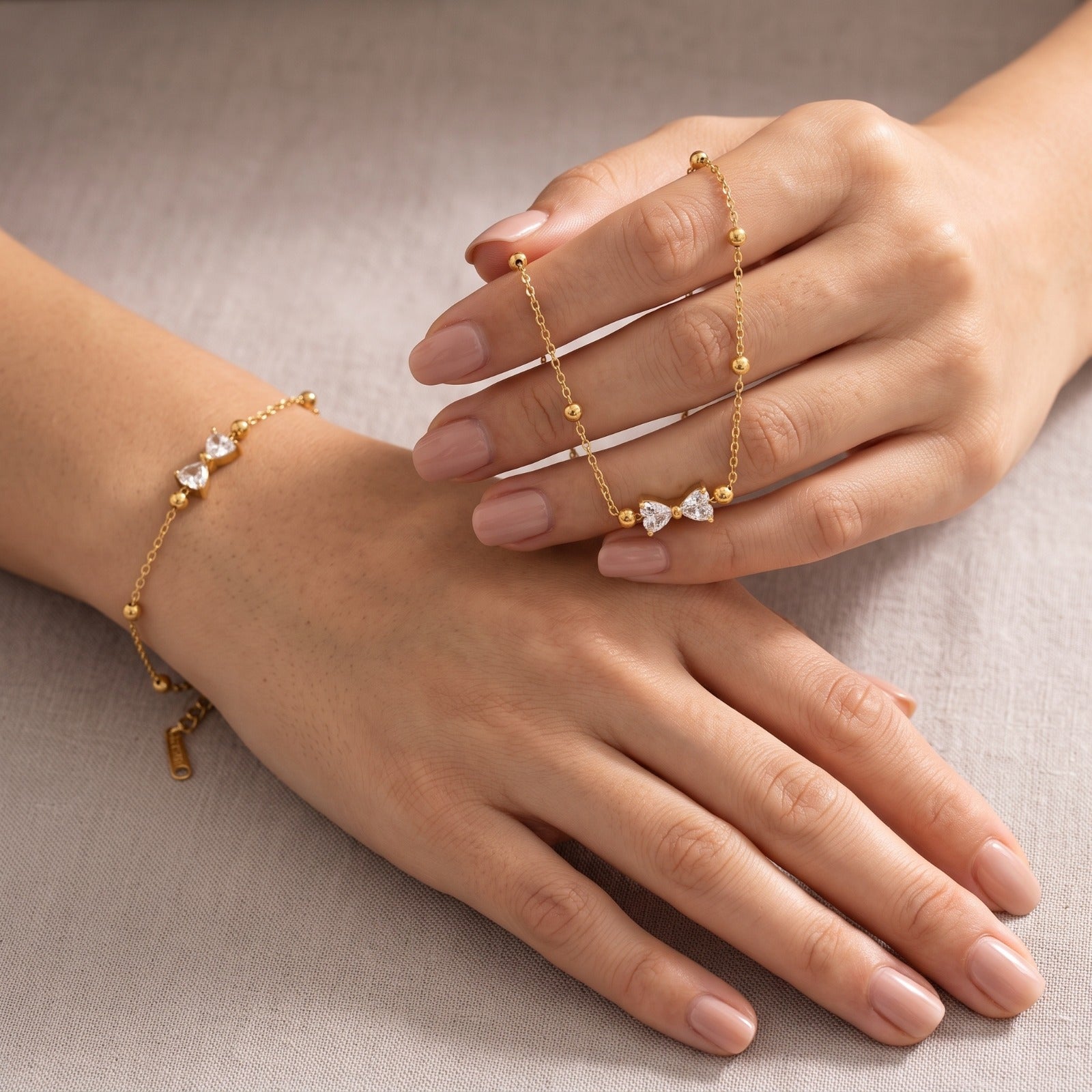 Crystal Bow Jewelry Sets