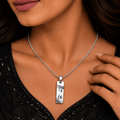Eye Sketch Pendant Necklace