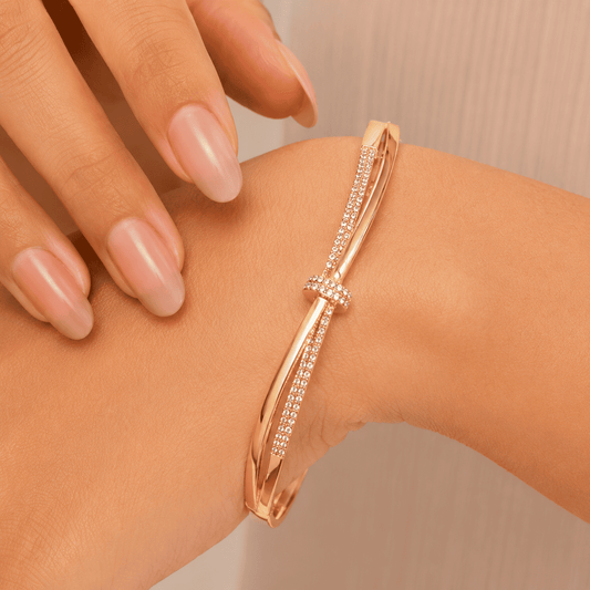 Eterna Crystal Nail Bangle