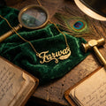 Feather-Name-Pendant-Gold