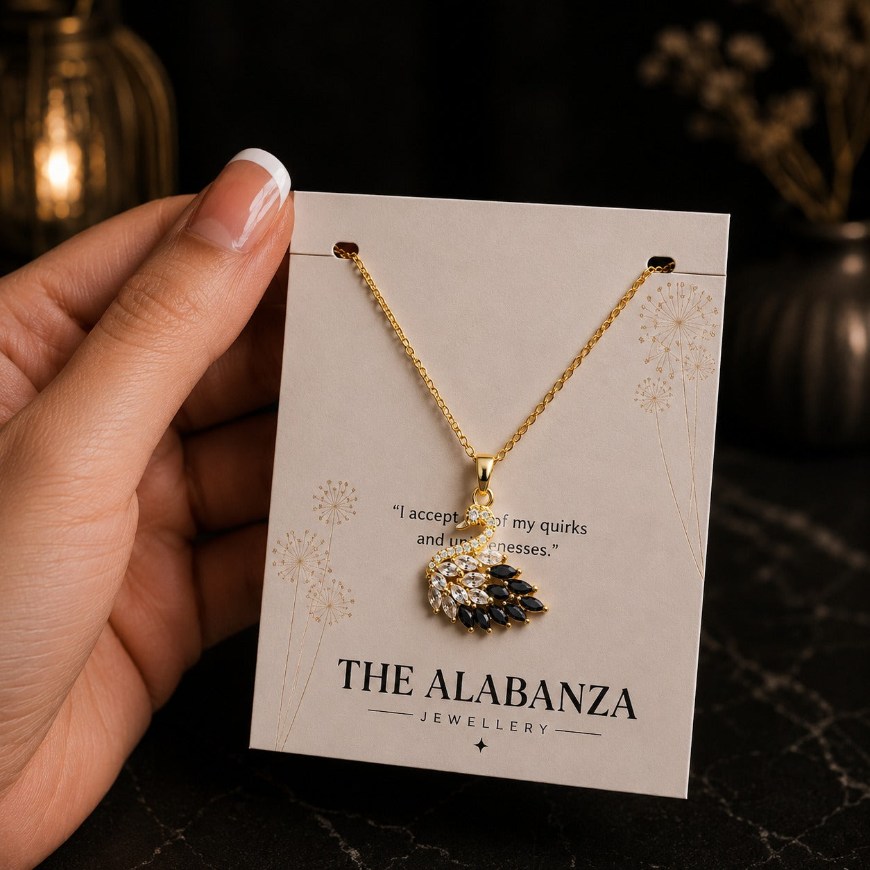 Gold-Swan-Necklace