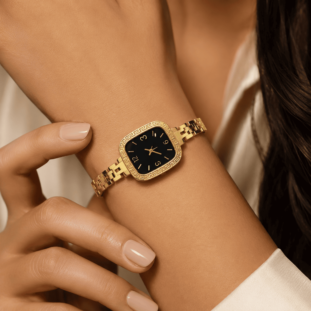 Gold-Watch-Bangle