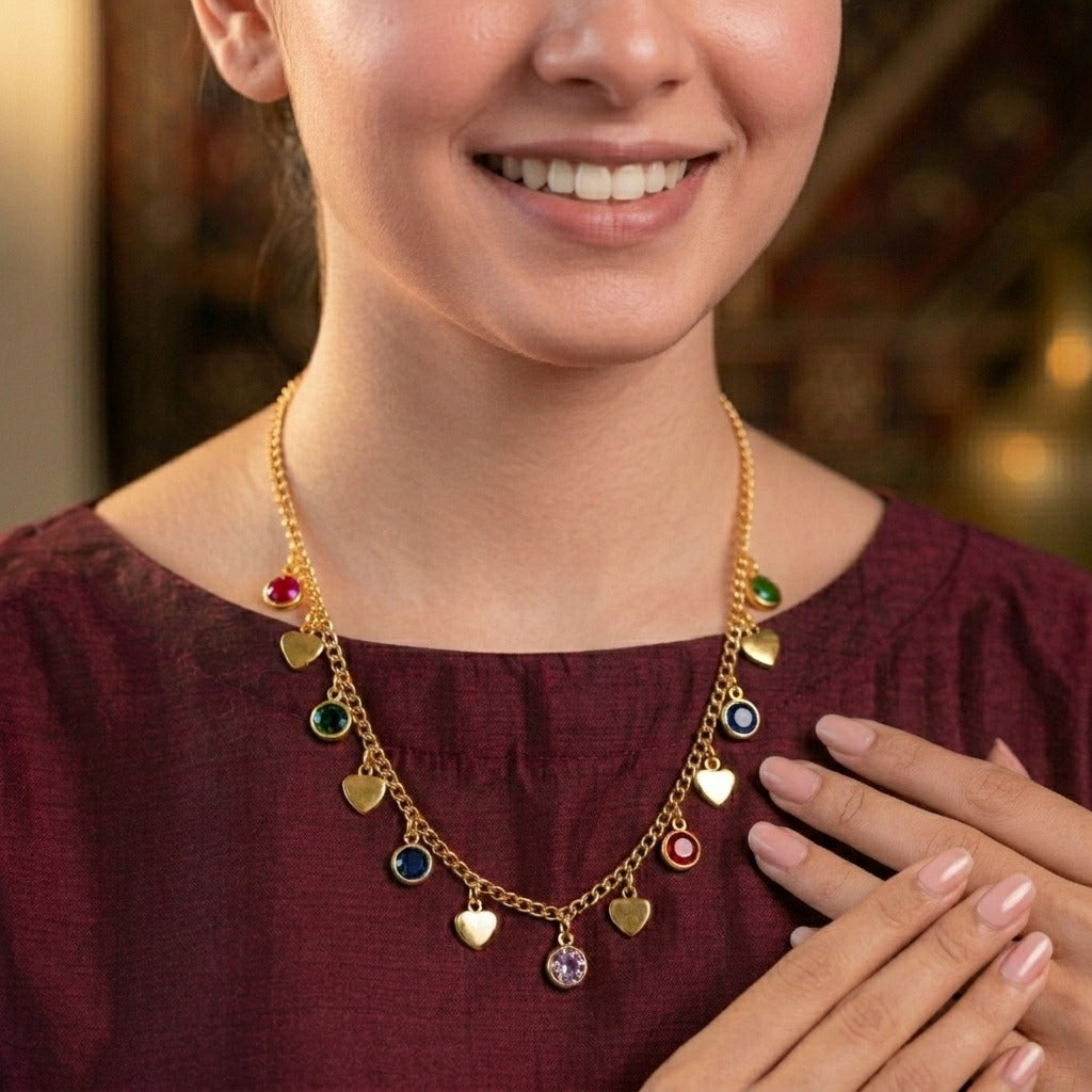 Heart-Stone-Necklace