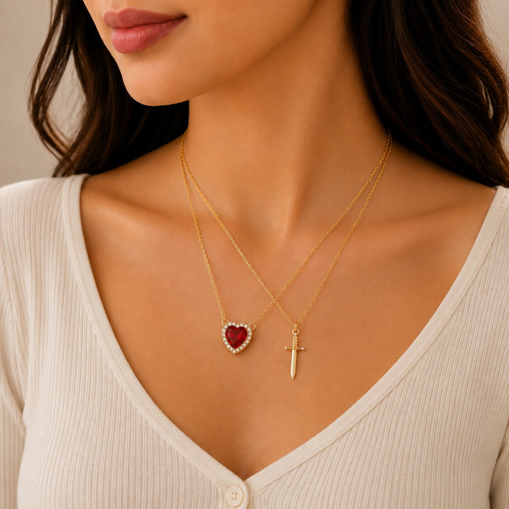Heart & SwordNecklaces