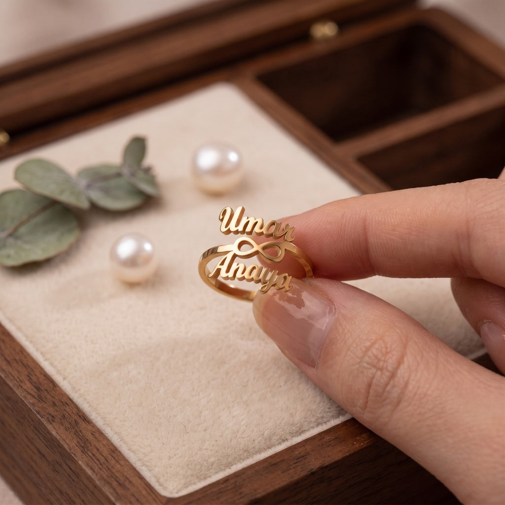Infinity Name Ring