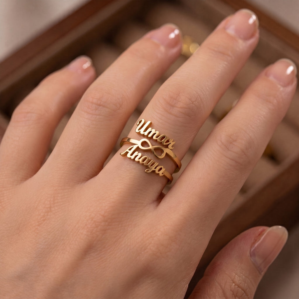 Infinity Name Ring