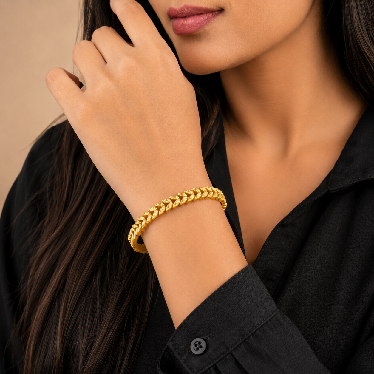 Leaf Gold Bracelet