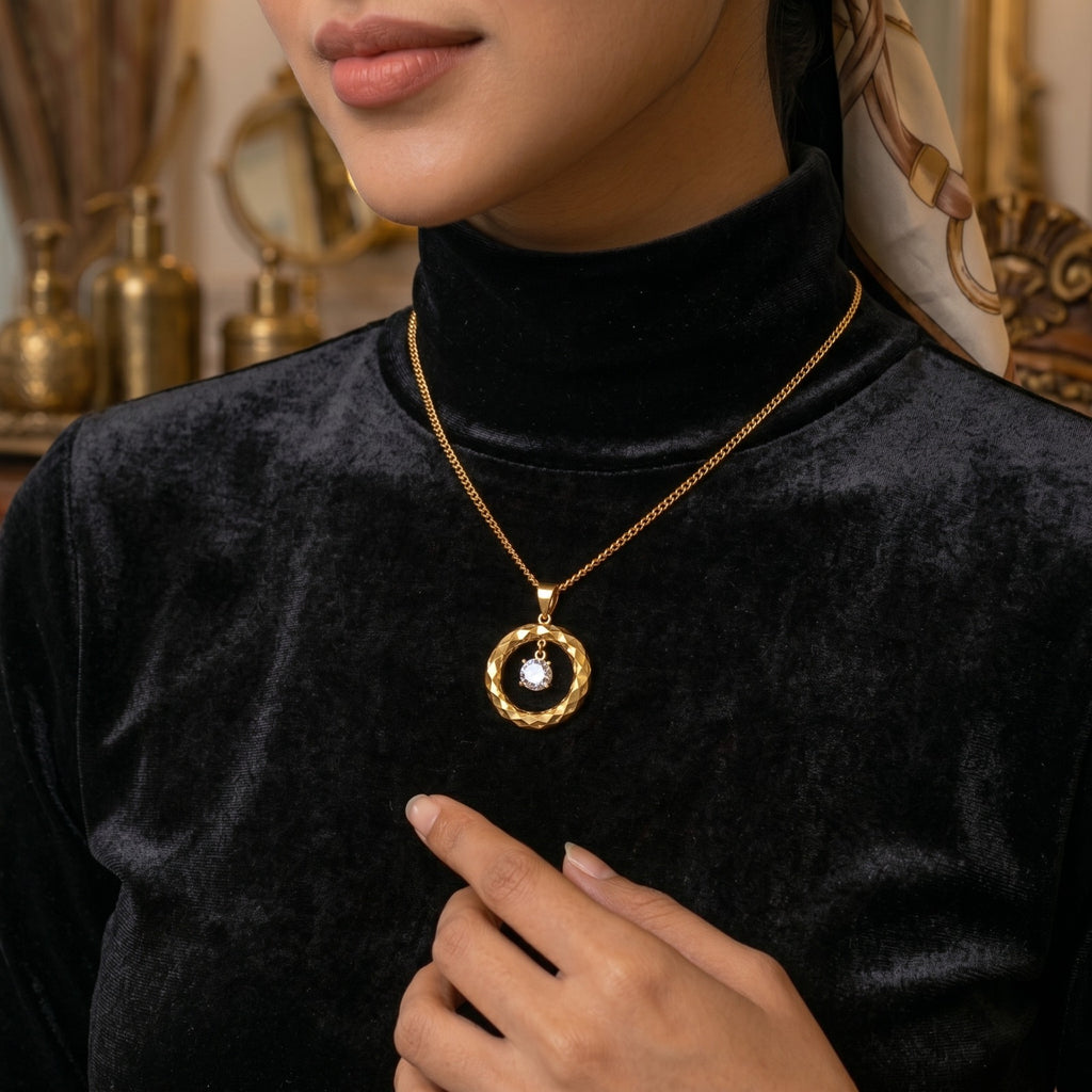 Luna Circle Necklace