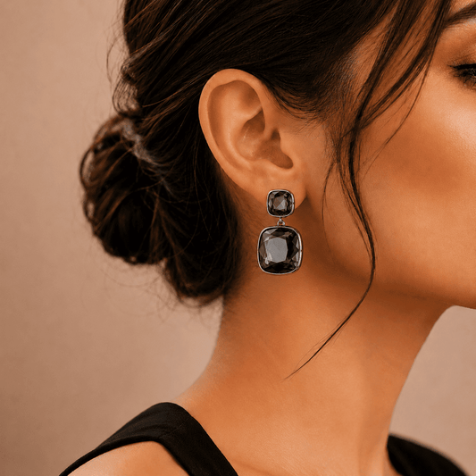 Midnight Crystal-Earrings