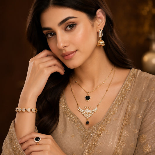 Noir Elegance Jewelry Set
