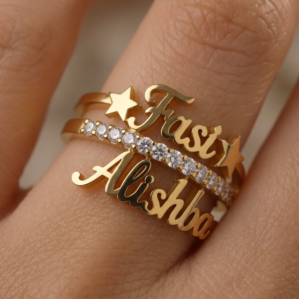 Personalized-Double-Name-Ring