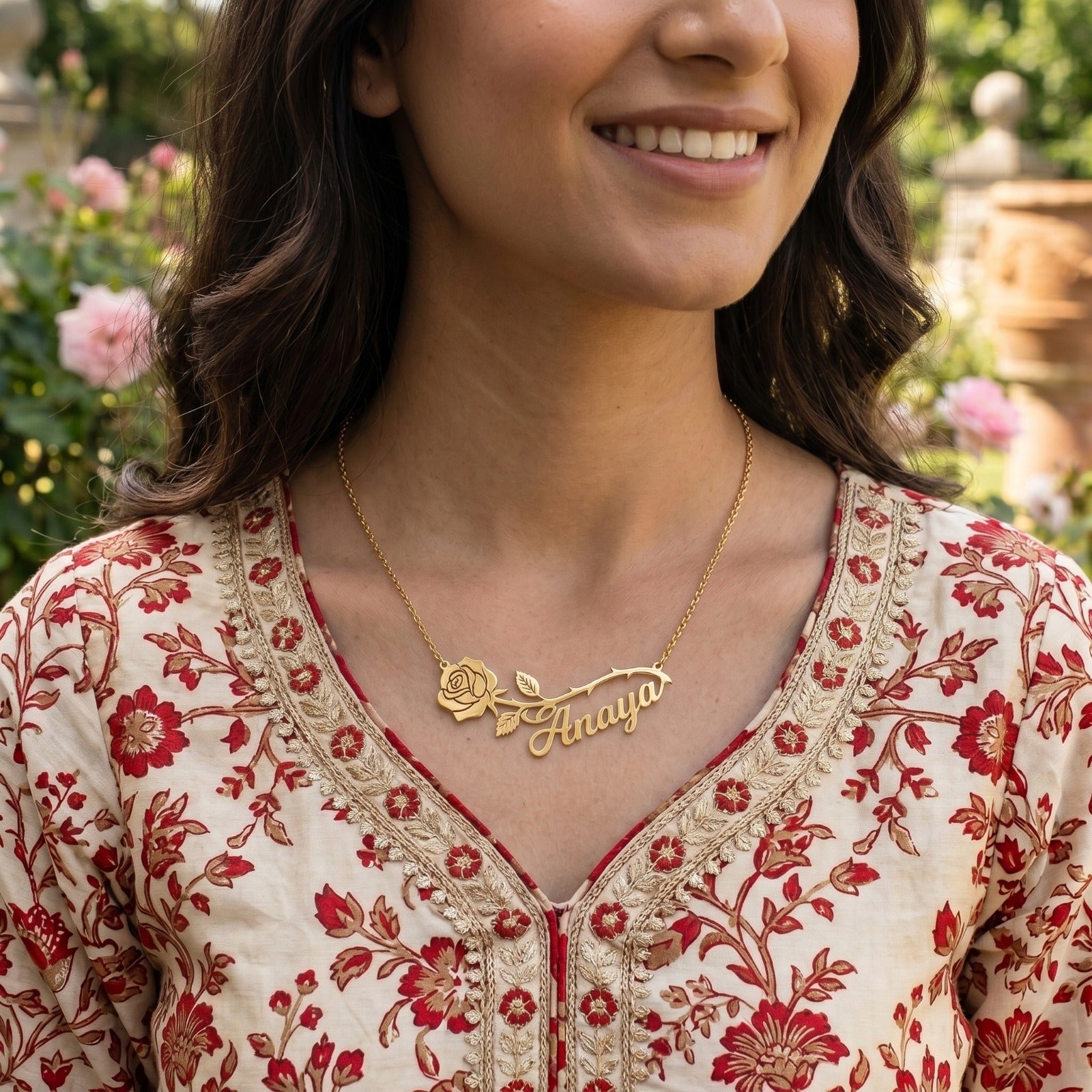Personalized-Rose-Name-Necklace