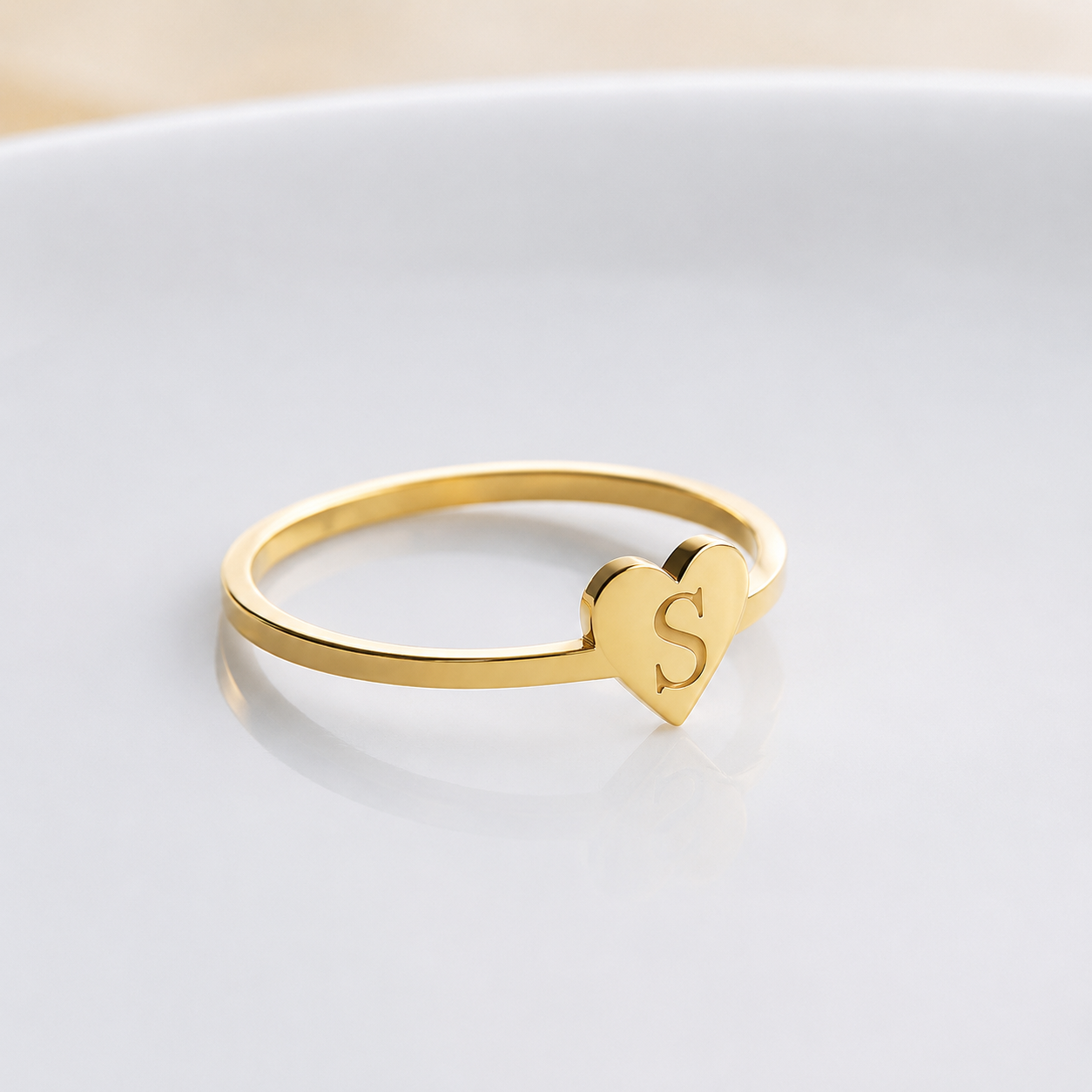 Personalized Name & Initial Ring