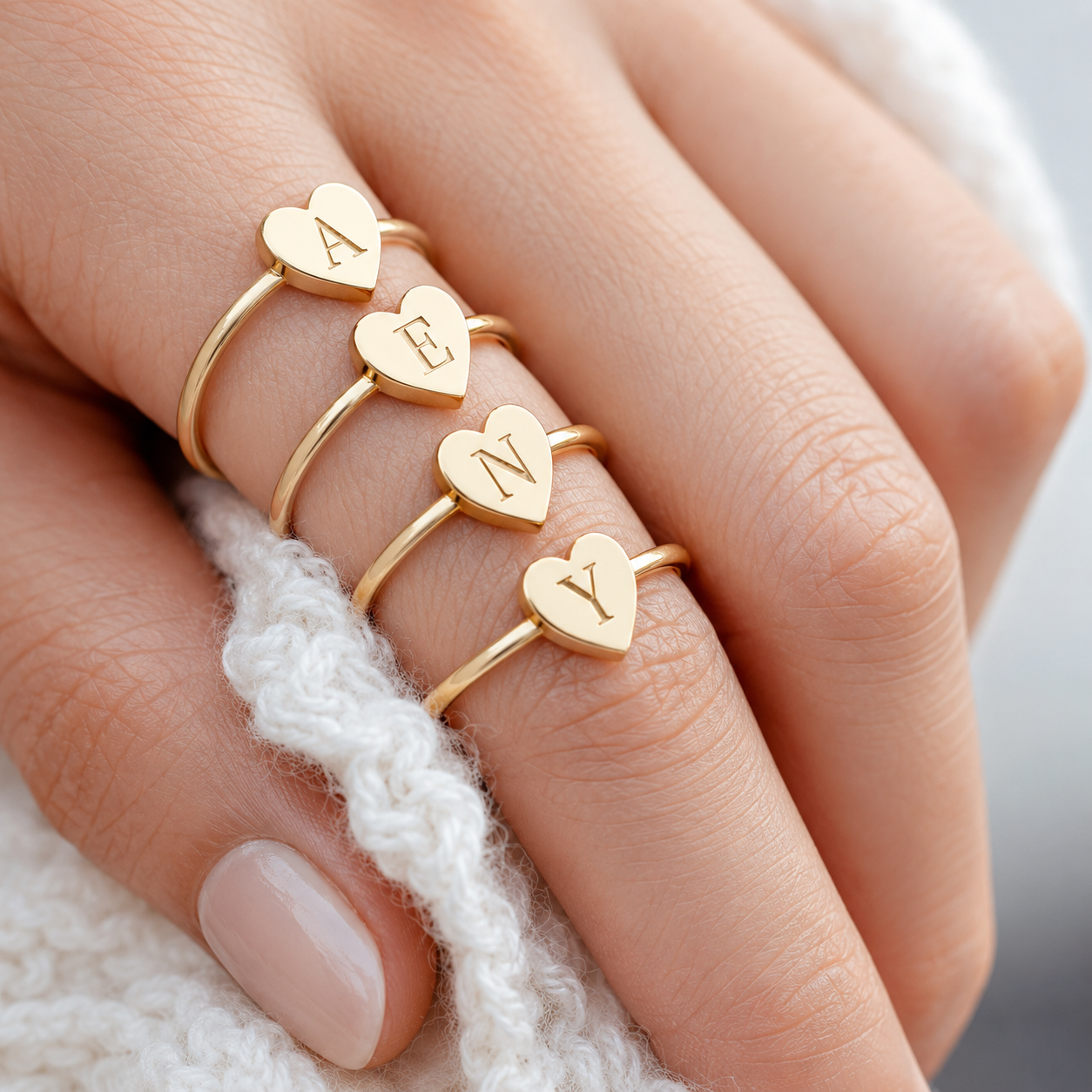 Personalized Name & Initial Ring
