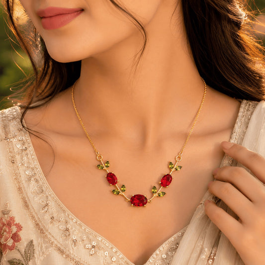 Red-Ruby-Tulip-Necklace