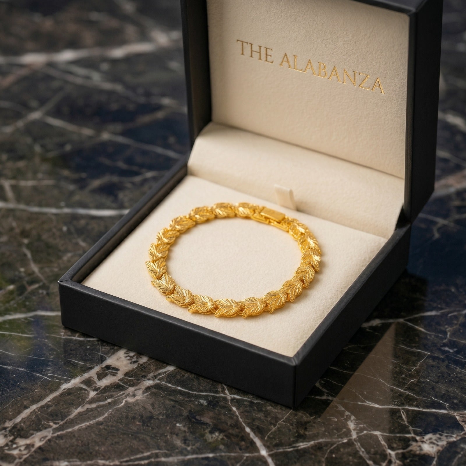 Floral Gold Bracelet The Alabanza