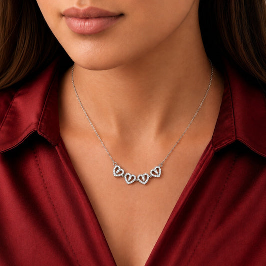 Clover Heart Necklace The Alabanza