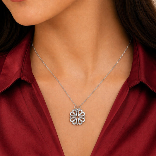 Clover Heart Necklace The Alabanza