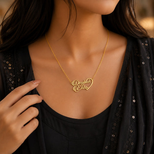 Couple Name Necklace