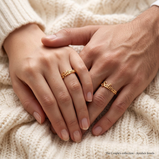 Couple Name Ring