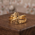 Double Name Ring