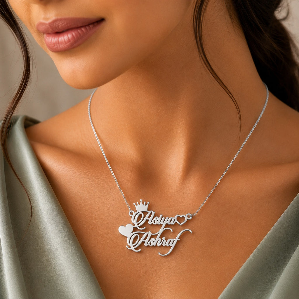 Couple Name Necklace