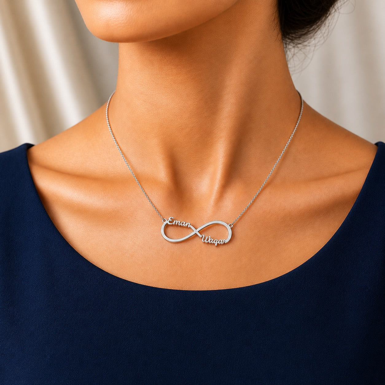 Couple Name Necklace