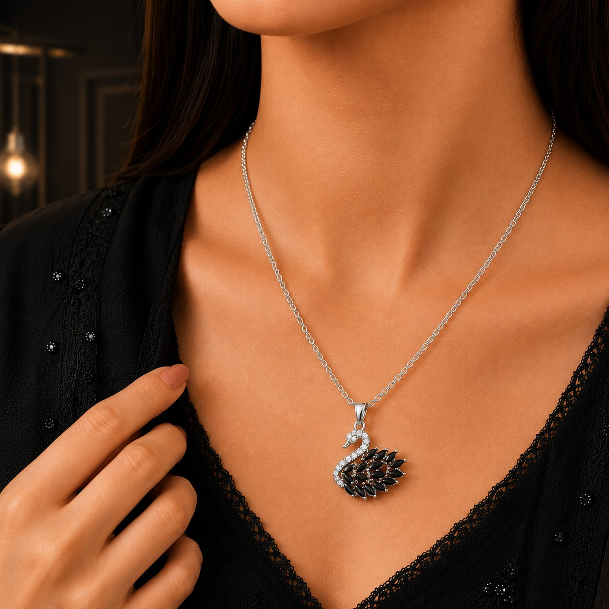 White-Swan-Necklace