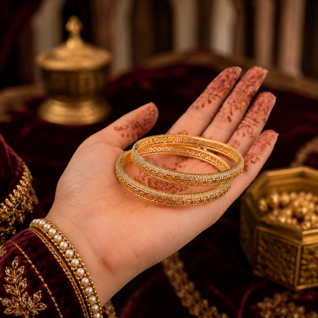 gold-bangle-set