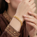 Floral Gold Bracelet The Alabanza