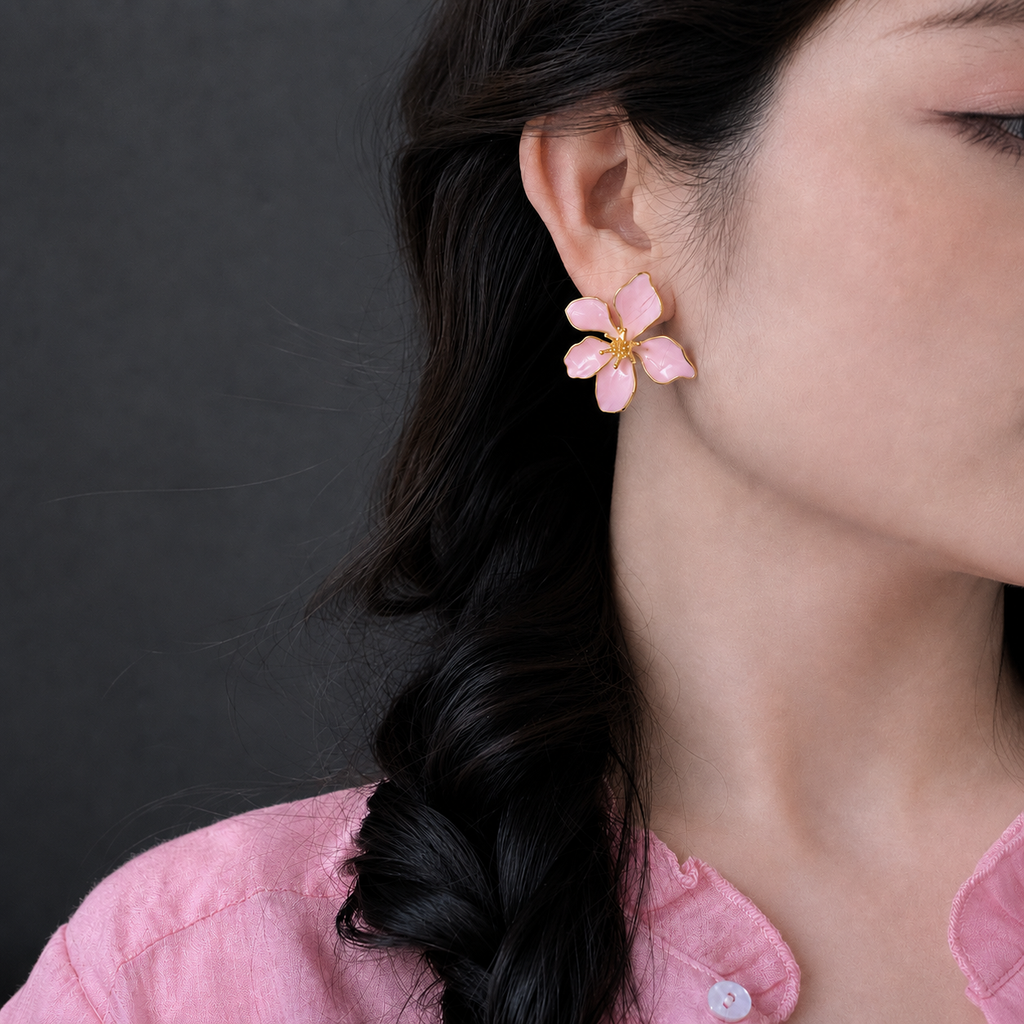 pink-petal-flower-earrings