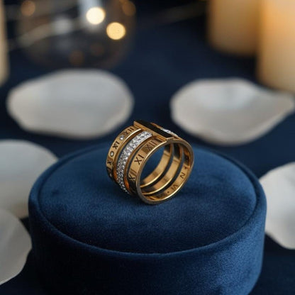Roman Crystal Luxe Ring ✨ The Alabanza